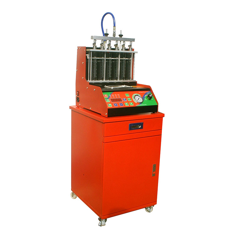 Fuel injector cleaner and analyzer